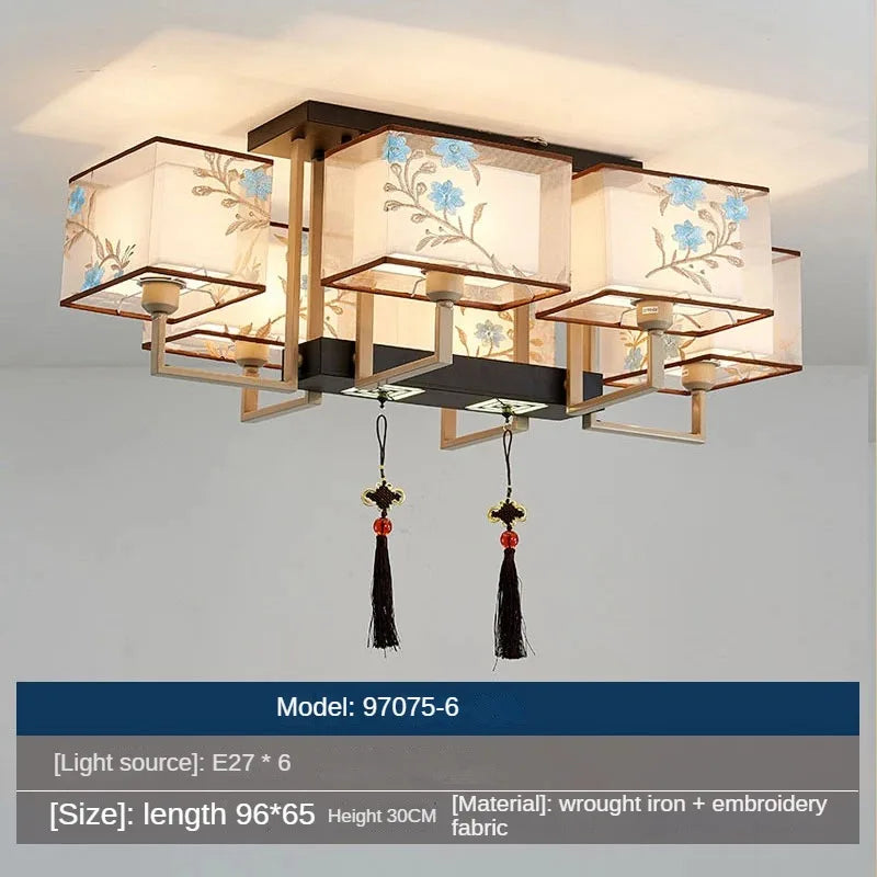 lustre chinois suspendu style moderne pour une ambiance simple