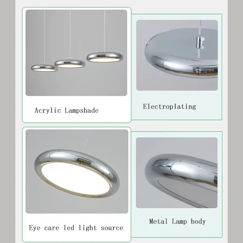 lustre rond moderne avec gradation pour restaurant et bar