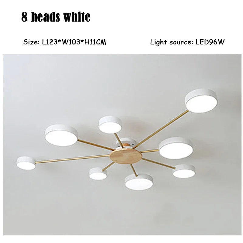 plafonnier moderne créatif pour décoration intérieure en led