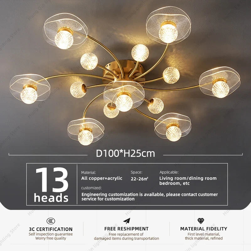 plafonnier led moderne design suspendu élégant pour intérieur