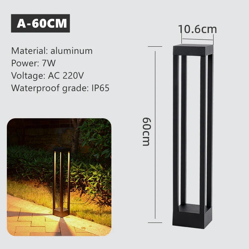 lampe led extérieure simple pour éclairage de jardin et paysage