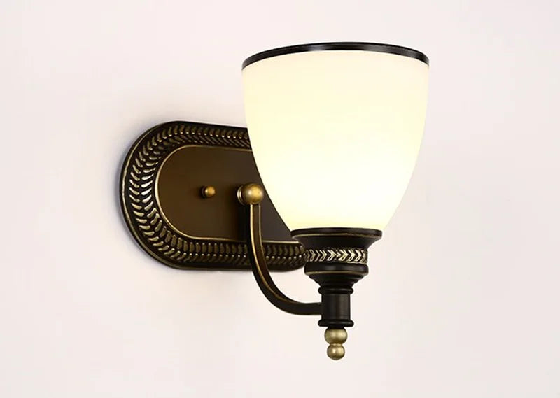 lustre rétro pour une ambiance campagnarde chaleureuse