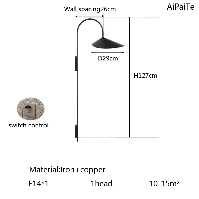 Lampadaire en marbre et pierre réglable