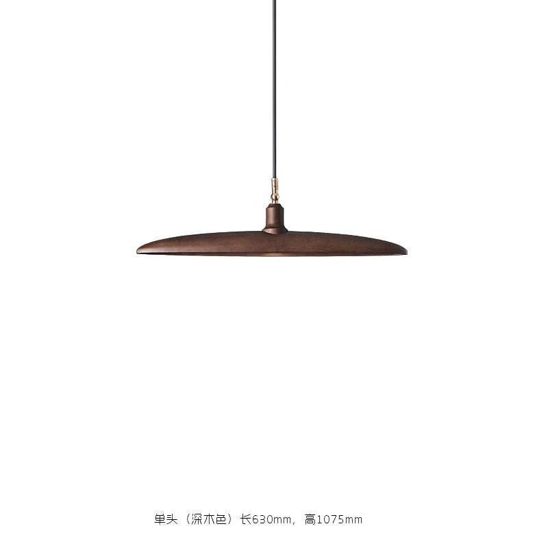 lustre en bois style nordique pour éclairage décoratif élégant