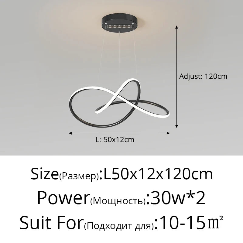 lustre led avec projecteur pour éclairage intérieur