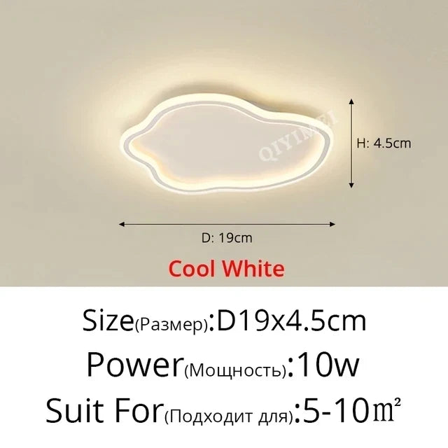 lampe led nuage moderne simple créative nordique pour enfants