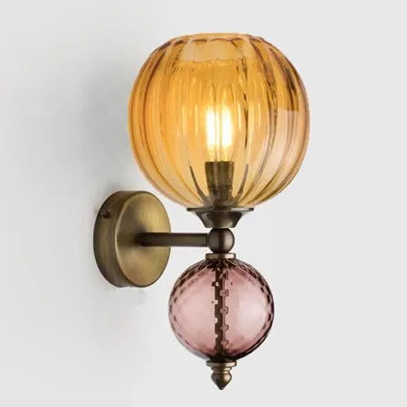 applique murale en verre coloré moderne pour intérieur créatif