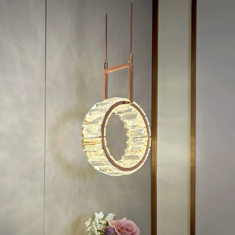 applique murale led moderne en cristal de luxe