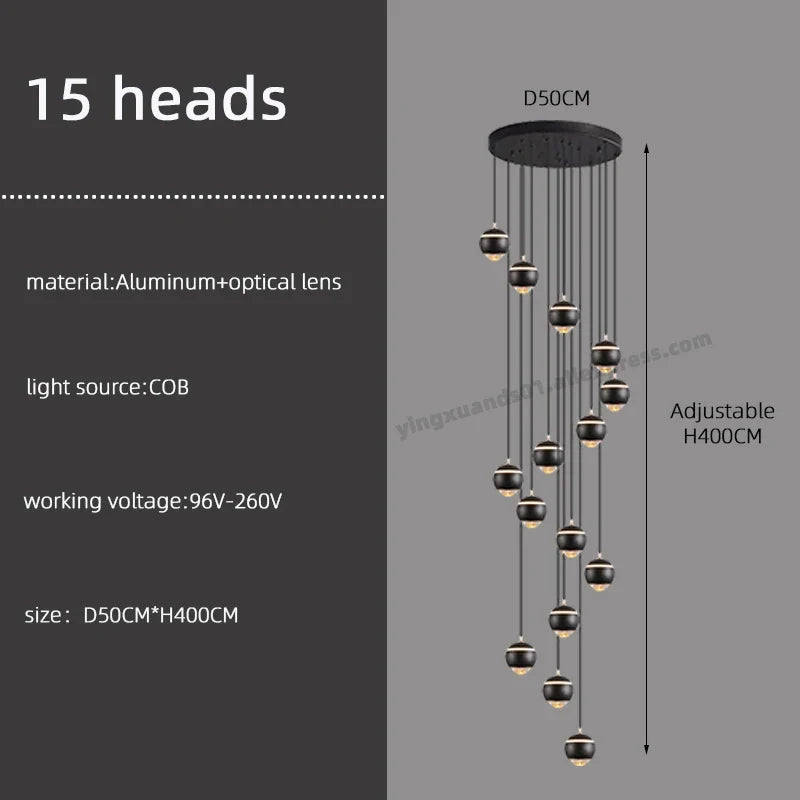 lustre à boules modèle 2022 luminaire suspendu design moderne