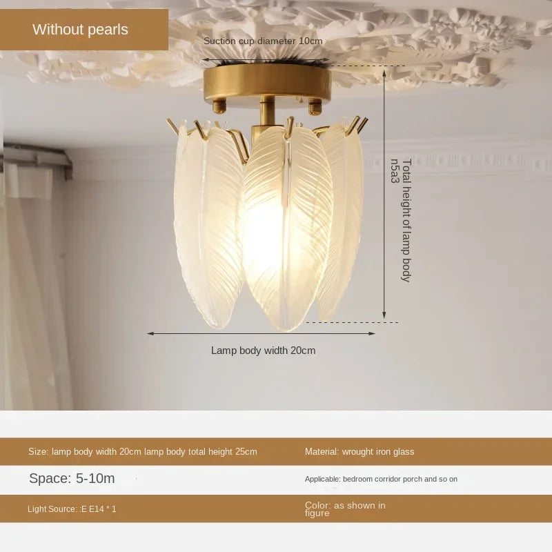 lustre léger en verre cristal pour éclairage moderne