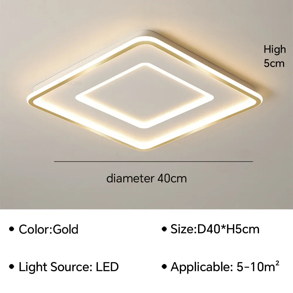 lustre moderne à leds pour décoration intérieure luminaire