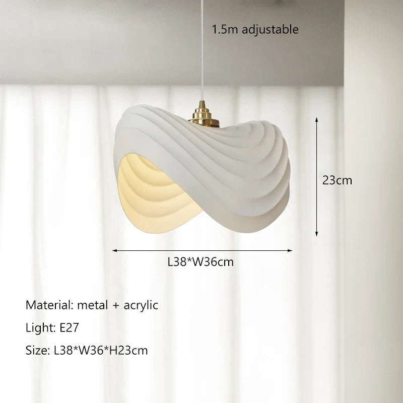 lustre style wabi sabi nordique led pour décoration maison