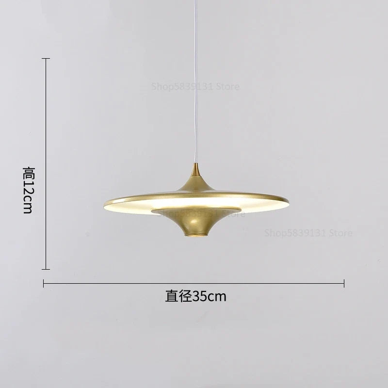 suspension led modernes simples et créatives nordiques