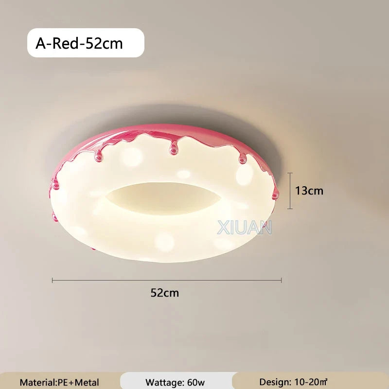 lustre donuts lampe ronde à bulles pour enfants protection des yeux