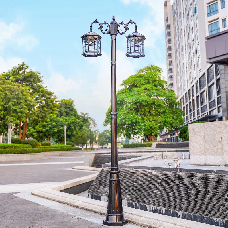Lampadaire solaire de Style européen