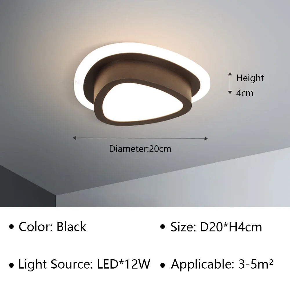 Plafonnier moderne à leds pour intérieur décoration maison