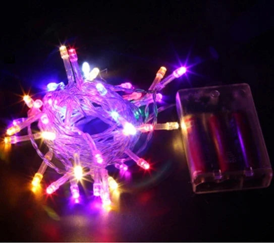 guirlande lumineuse LED à piles pour décorations de fête