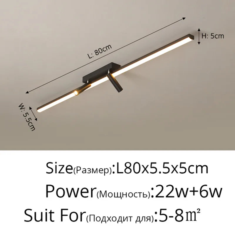 lustre moderne en led pour intérieur élégant et contemporain