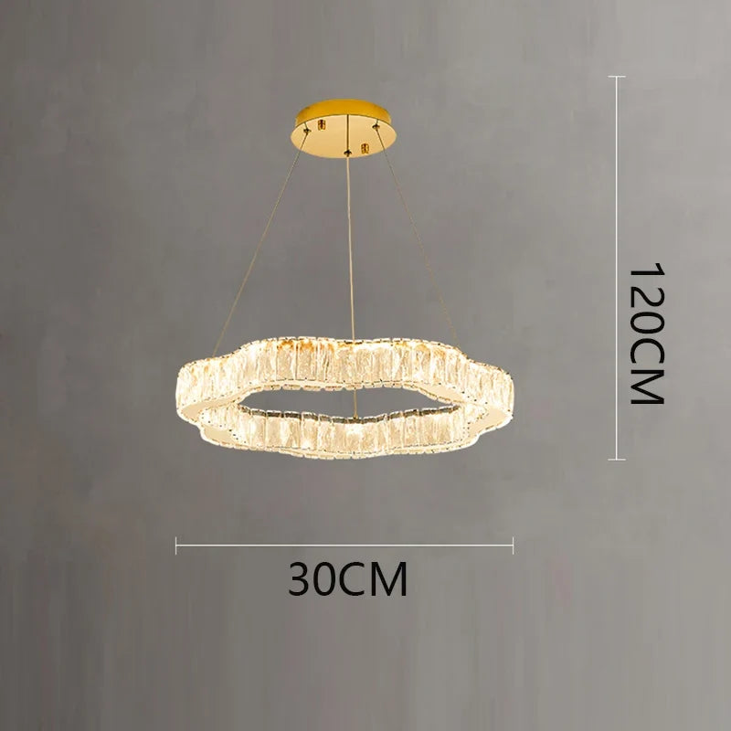 home decorationPendant lights, luxury crystal living room chandelier, bedroom Pendant lamp, ceiling light, indoor lighting
