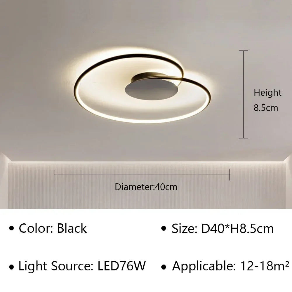 plafonnier led moderne pour décoration intérieure et ambiance chaleureuse