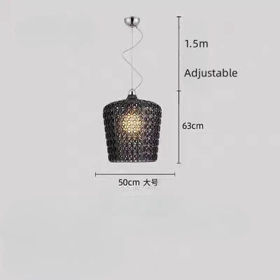 lustre suspendu à led en acrylique design nordique pour éclairage intérieur