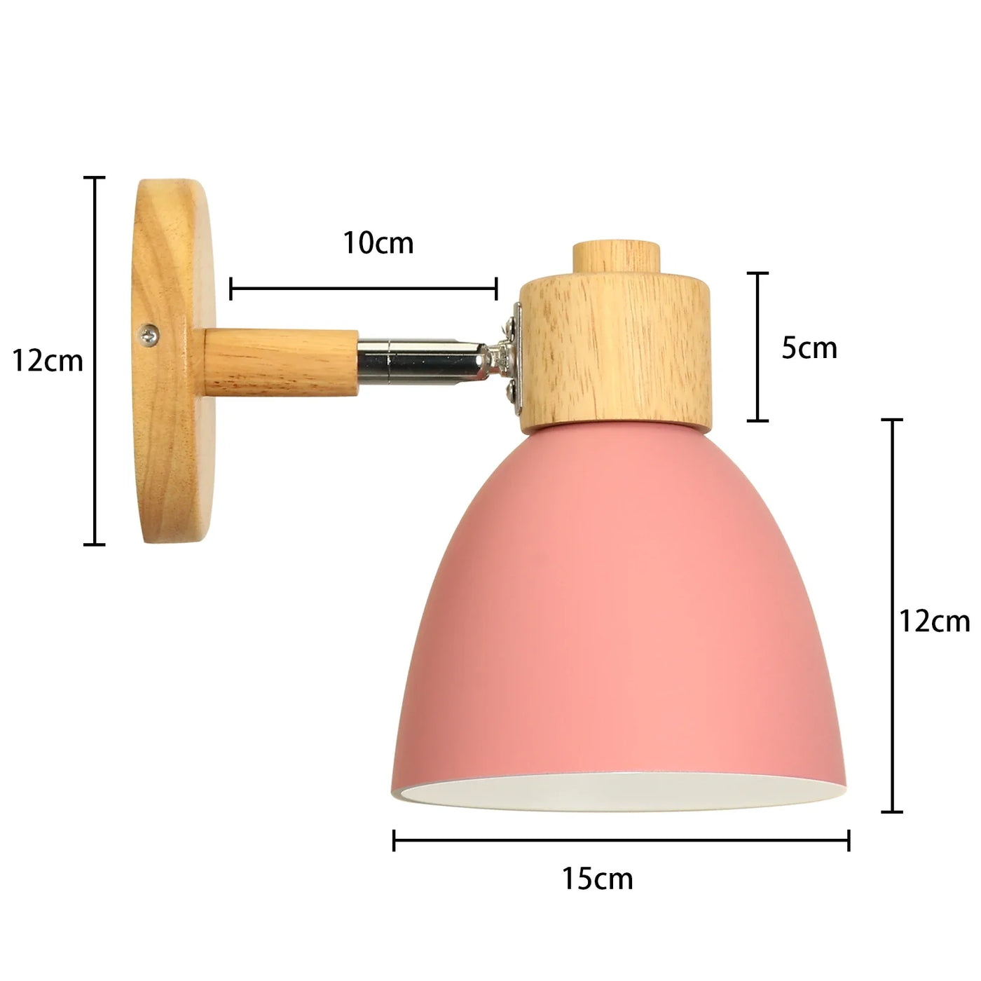 applique murale led nordique bois moderne décor maison