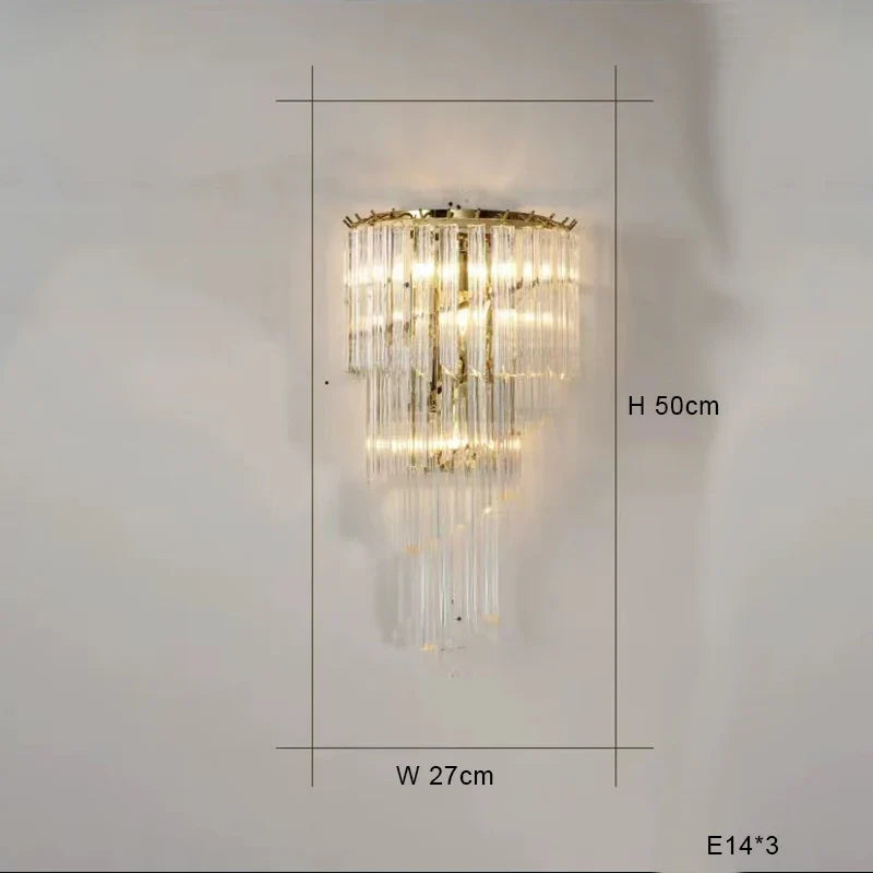 lustre led en cristal fantaisie lumière suspendue moderne