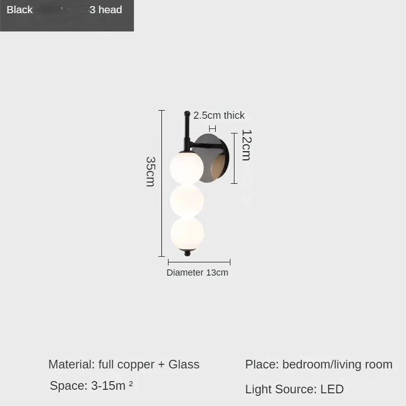 applique murale en cuivre design moderne pour décoration intérieure