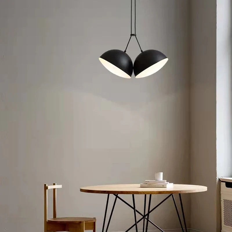 lustre noir design à assembler pour décoration intérieure moderne