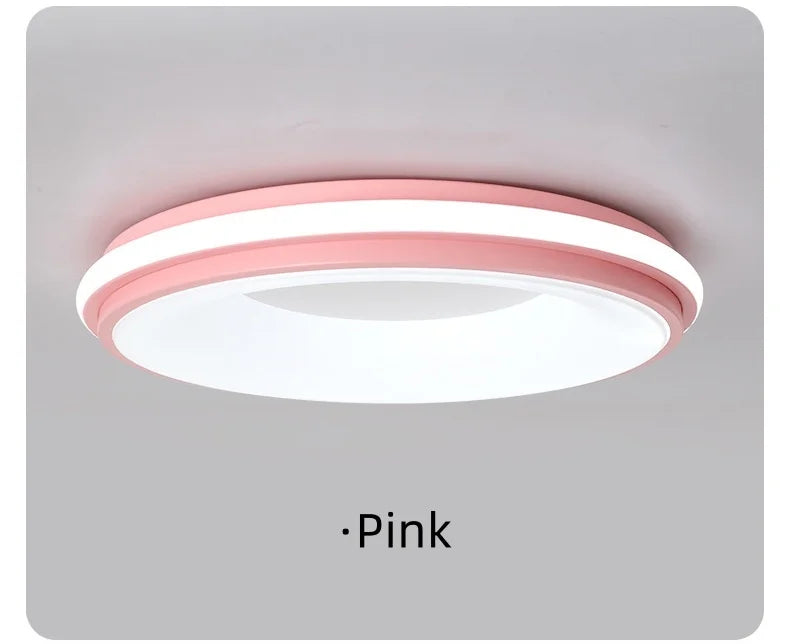 plafonnier led nordique macaron lumière circulaire moderne éclairage maison