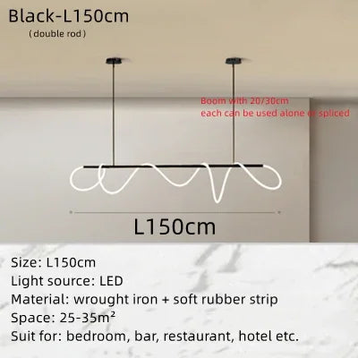 Nordic Modern Round Ceiling Chandelier For Living Room Restaurant Bedroom Hotel Home Decor Hanging Led Lamp Lustre Lighting
