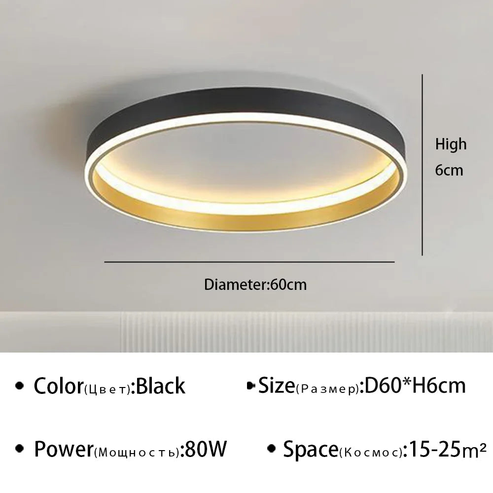 lustre nordique moderne à leds pour intérieur décoratif