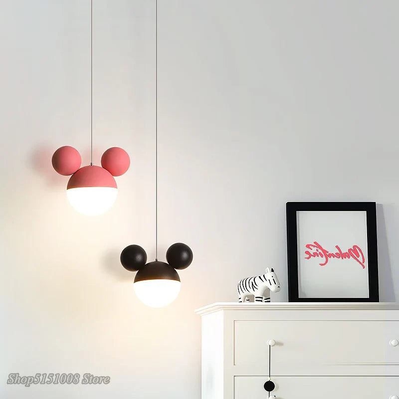 lampe led suspendue mickey pour soin des yeux enfant