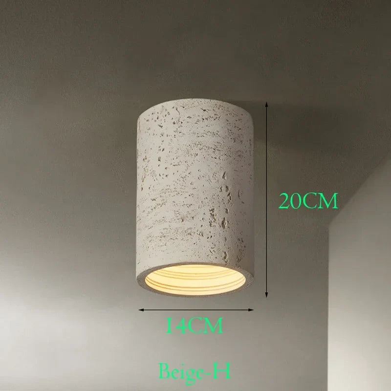 plafonnier led wabi-sabi style nordique pour décoration intérieure
