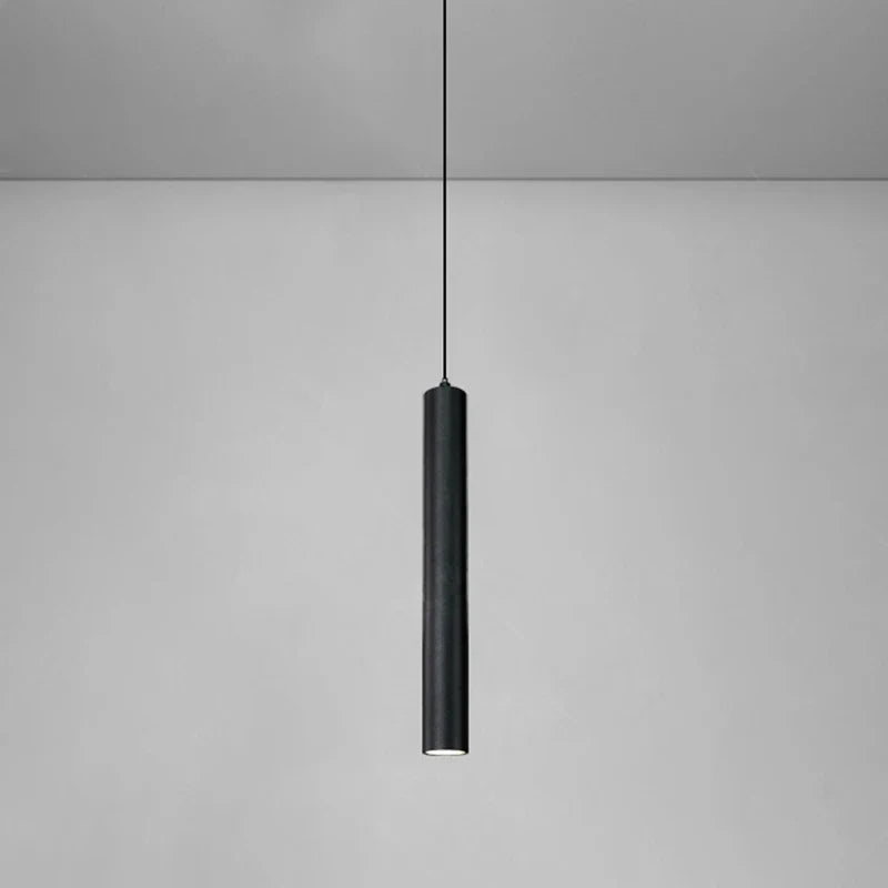Moderne nordique suspension LED lampe Double tête suspension salle à manger 2m lampe suspendue tuyau Decora cylindre tuyau ligne lustre