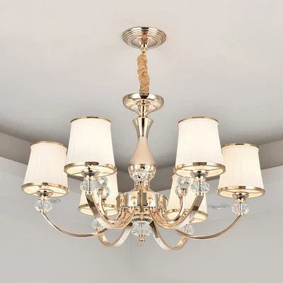 lustre en cristal de luxe pour décoration élégante