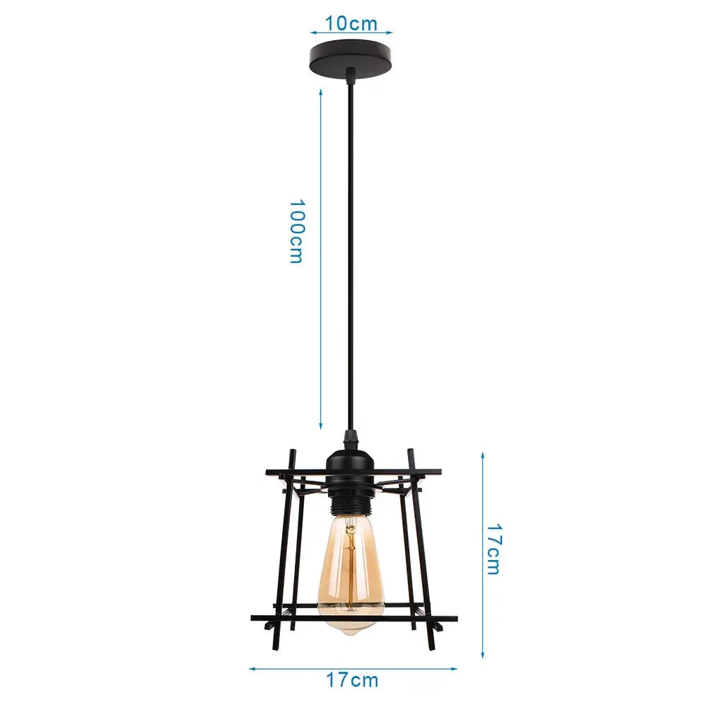 suspension rétro industrielle style loft vintage pour intérieur