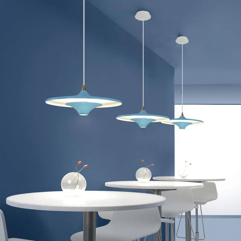 suspension led modernes simples et créatives nordiques