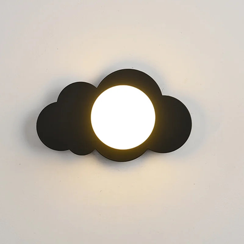 applique murale design moderne forme nuage pour intérieur élégant