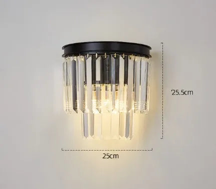 lustre moderne en cristal pour décoration intérieure élégante