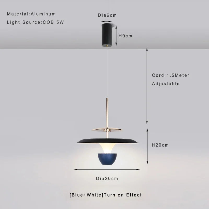 nouvelle suspension LED lustre pour cuisine île
