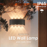 applique murale extérieure led luminaire étanche pour jardin décoratif
