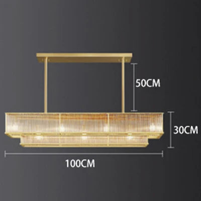 lustres en cristal doré modernes pour éclairage intérieur