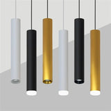 suspension moderne cylindrique pour décoration intérieure nordique