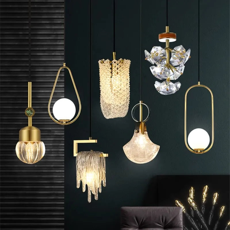 lustre suspendu avec nouvelles lampes led 2023 pour éclairage