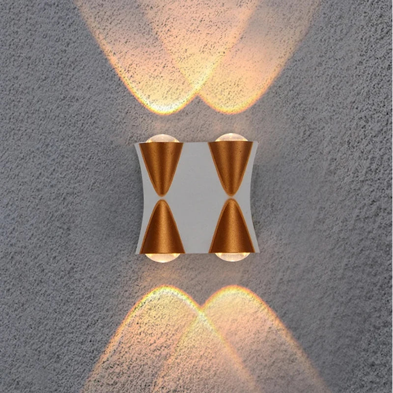 applique murale led télescopique pour décoration intérieure et extérieure