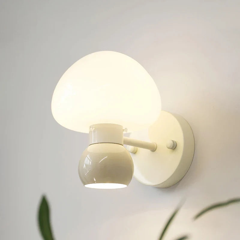 applique murale décorative en forme de champignon pour chevet