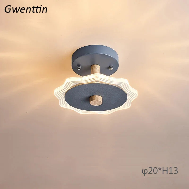 plafonnier moderne nordique led interchangeable pour intérieur élégant