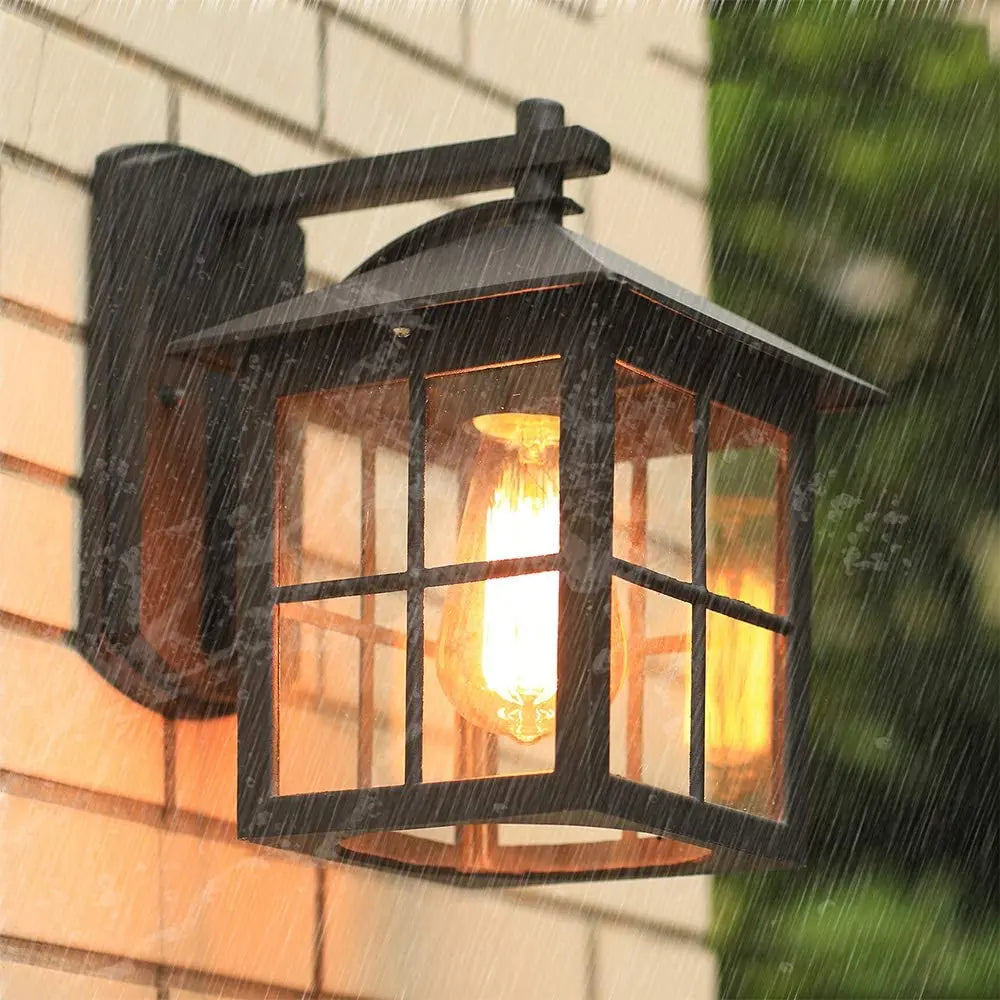 Mengjay appliques murales extérieures lampes luminaire moderne étanche Patio lumière LED pour porche à la maison