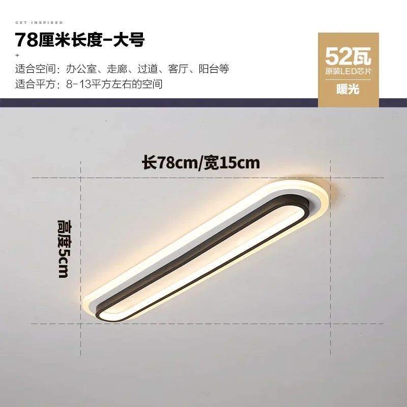 plafonnier moderne à led pour éclairage intérieur décoratif